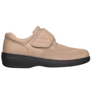 NEW PROPET women's olivia stretchable casual wellness shoe in taupe